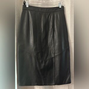 Wilson’s Leather Vintage Black Pencil Skirt